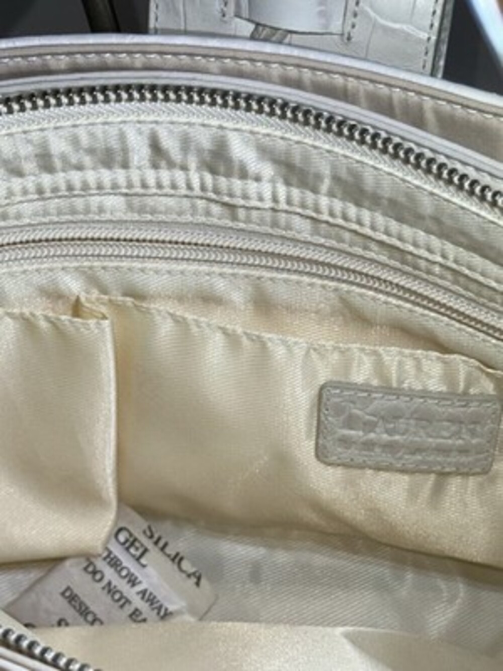 Ralph Lauren handbag Womens purse western style used cream color medium - Picture 13 of 15